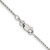 22" Sterling Silver 1.25mm Twisted Box Chain Necklace