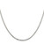 16" Sterling Silver 2mm Flat Link Cable Chain Necklace