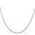 22" Sterling Silver 1.6mm Loose Rope Chain Necklace