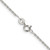 30" Sterling Silver 1.3mm Loose Rope Chain Necklace