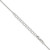 18" Sterling Silver 1.25mm Diamond-cut Forzantina Cable Chain Necklace w/2in ext.