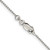 20" Sterling Silver 1.25mm Beaded Chain Necklace