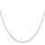 Sterling Silver .7mm Mirror Box Chain QPE34-20