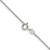 Sterling Silver Rhodium-plated .9mm Box Chain QBX019R-14