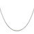 Sterling Silver Rhodium-plated .8mm Box Chain QBX015R-16