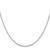 18" Sterling Silver 1.25mm Twisted Box Chain Necklace