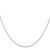 20" Sterling Silver 1.05mm Square Fancy Beaded Chain Necklace