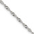 14" Sterling Silver 2mm Singapore Chain Necklace