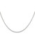 18" Sterling Silver 1.25mm Loose Rope Chain Necklace w/2in ext.