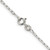 18" Sterling Silver 1.75mm Elongated Open Link Chain Necklace