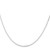 14" Sterling Silver 1.15mm Square Fancy Beaded Chain Necklace