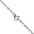18 inch Sterling Silver 1.25mm Loose Rope Chain Necklace