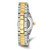 Charles-Hubert Mens Two-Tone Yellow-plated Stainless Steel Quartz Red Dial with Dial Watch
