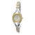 Charles-Hubert 26mm Womens White Dial Two-Tone Quartz Watch