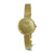 Charles-Hubert 30mm Womens Gold-plated Stainless Steel Quartz Watch