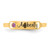 Personalizable Custom Name and Lab-Created Birthstone Ring Mothers Grandmothers