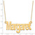 Personalized Custom Name Plate Necklace on 18" Cable Chain Personalized Custom Name Plate Necklace on 18" Cable Chain