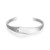 6.75" Sterling Silver "Peak" Polished Geometric Cuff Bracelet by ELLE