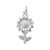 Sunflower Charm (Choose Metal) by Rembrandt - Style 1117