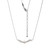 17"+2" Sterling Silver Necklace with Cultured Freshwater Pearls and CZ by Charles Garnier
