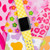 Y2K HD Watch Band Compatible with Apple Watch Floral Checkerboard