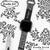Doodle HD Watch Band Compatible with Fitbit Versa 3 & Sense Doodle World Custom
