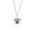 18 inch Sterling Silver Charm Necklace w/ Dog Mom Charm by Rembrandt