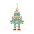 Painted Robot Charm (Choose Metal) by Rembrandt