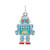 Painted Robot Charm (Choose Metal) by Rembrandt