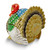 Luxury Giftware by Jere Bejeweled THANKFUL Turkey Trinket Box with Matching 18 inch Necklace