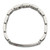 8.25 inch Stainless Steel Brushed and Polished Red Enamel Medical ID Bracelet