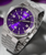 Lum-Tec Mens Automatic Watch 42mm Eclipse E4 Purple Dial HiPrecision Miyota 9039