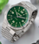 Lum-Tec Mens Automatic Watch 42mm Eclipse E6 Green Dial Hi Precision Miyota 9039