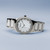 Bering Time Ladies White Ceramic Link Watch Swarovski Bezel 32430-754 Womens - CLEARANCE
