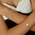 6.5"+0.8" Ania Haie Rhodium-Plated Sterling Silver Simulated Pearl Station Bracelet