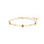 6.5"+0.8" Ania Haie Gold-Plated Sterling Silver Nano Gem Station Bracelet