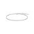 6.5"+0.8" Ania Haie Rhodium-Plated Sterling Silver Box Chain Bracelet