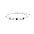 6.5"+0.8" Ania Haie Two-Tone Plated Sterling Silver Braided Simulated Pearl Bracelet