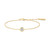 6.5"+0.8" Ania Haie Gold-Plated Sterling Silver Just You Solitaire Bracelet