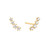 Ania Haie Gold-Plated Sterling Silver Sparkle Climber Studs