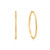 Ania Haie Gold-Plated Sterling Silver Plain Oversized Hoops