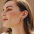 Ania Haie Rhodium-Plated Sterling Silver Malachite and Hoops