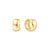 Ania Haie Gold-Plated Sterling Silver Chubby Small Huggie Hoop Earrings