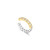 Ania Haie Two-Tone Plated Sterling Silver Bezel Ear Cuff