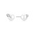 Ania Haie Rhodium-Plated Sterling Silver Cultured Freshwater Pearl Claw Stud Earrings