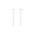 Ania Haie Rhodium-Plated Sterling Silver Cascade Simulated Pearl Drop Stud Earrings