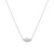 17"+2" Ania Haie Rhodium-Plated Sterling Silver Pave Sparkle Necklace