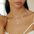 15"+3" Ania Haie Rhodium-Plated Sterling Silver Simulated Pearl and Star Necklace
