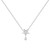 16"+2" Ania Haie Rhodium-Plated Sterling Silver Sparkling Star Drop Necklace