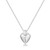 18"+2" Ania Haie Rhodium-Plated Sterling Silver Shield Pendant Necklace